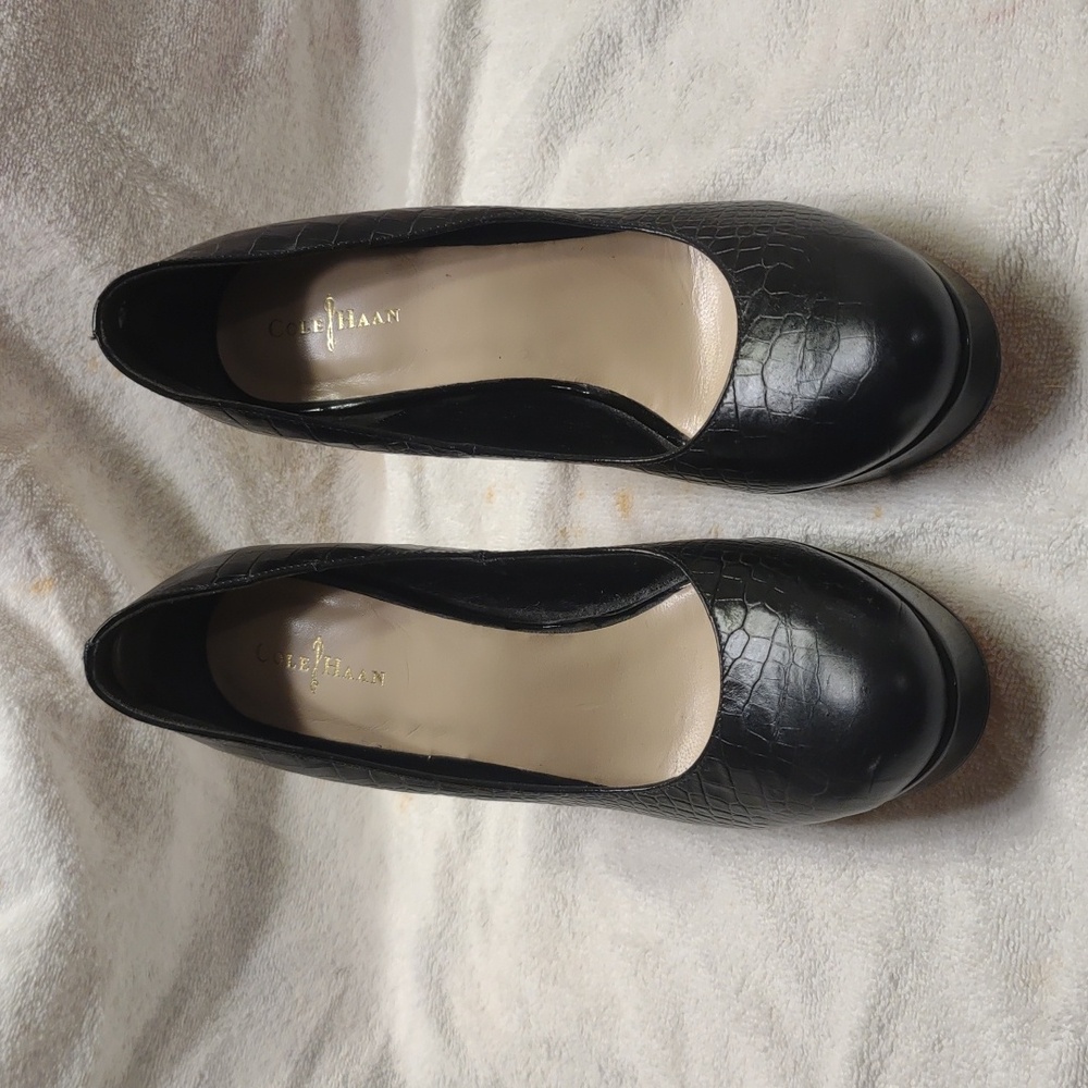 Cole Hann Nike Air platform leather heel